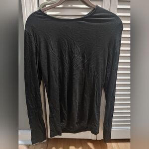 Banana Republic Black Long Sleeve Top With Back Cutout / NWT / Medium